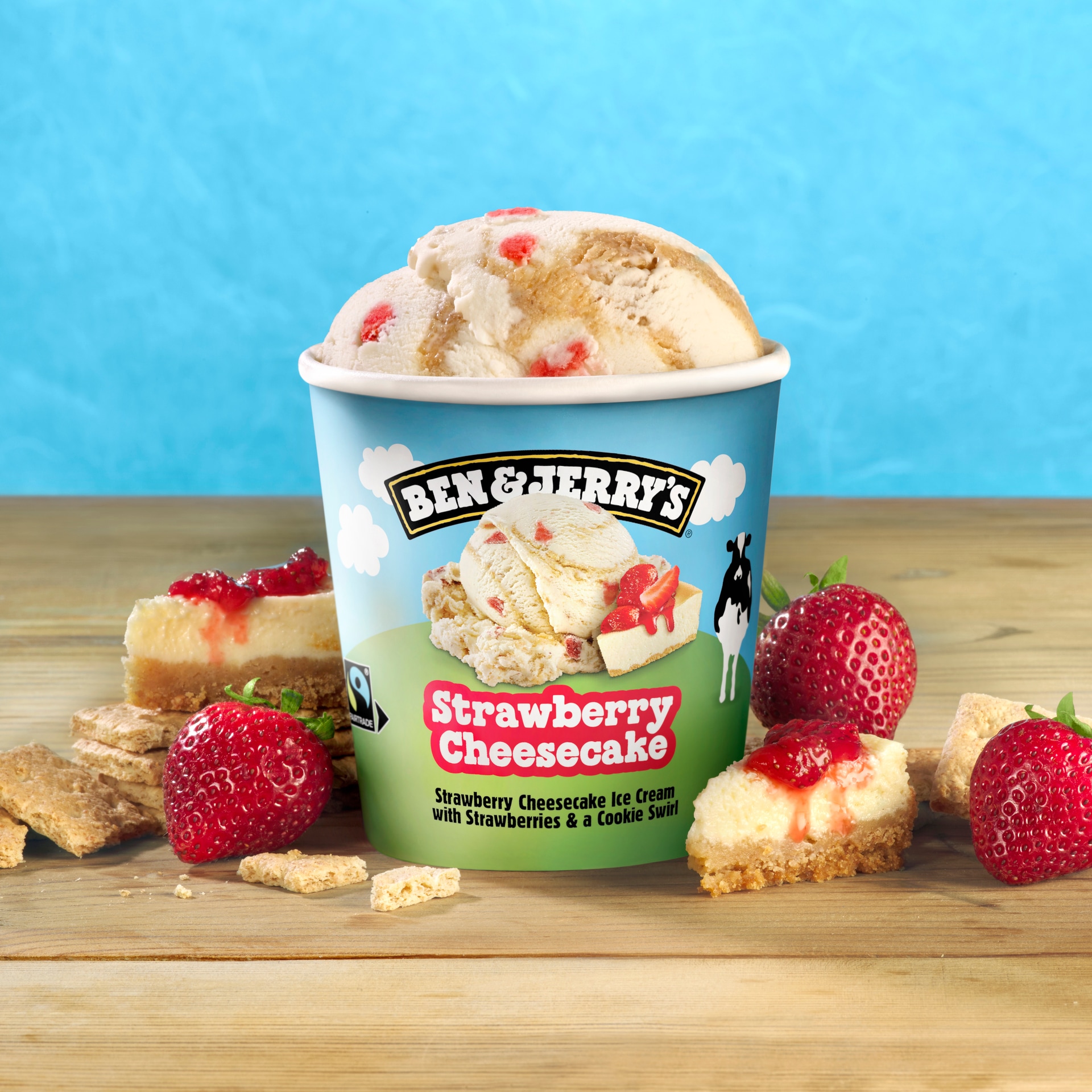 Strawberry Cheesecake Original Ice Cream Dessert Ice cream
