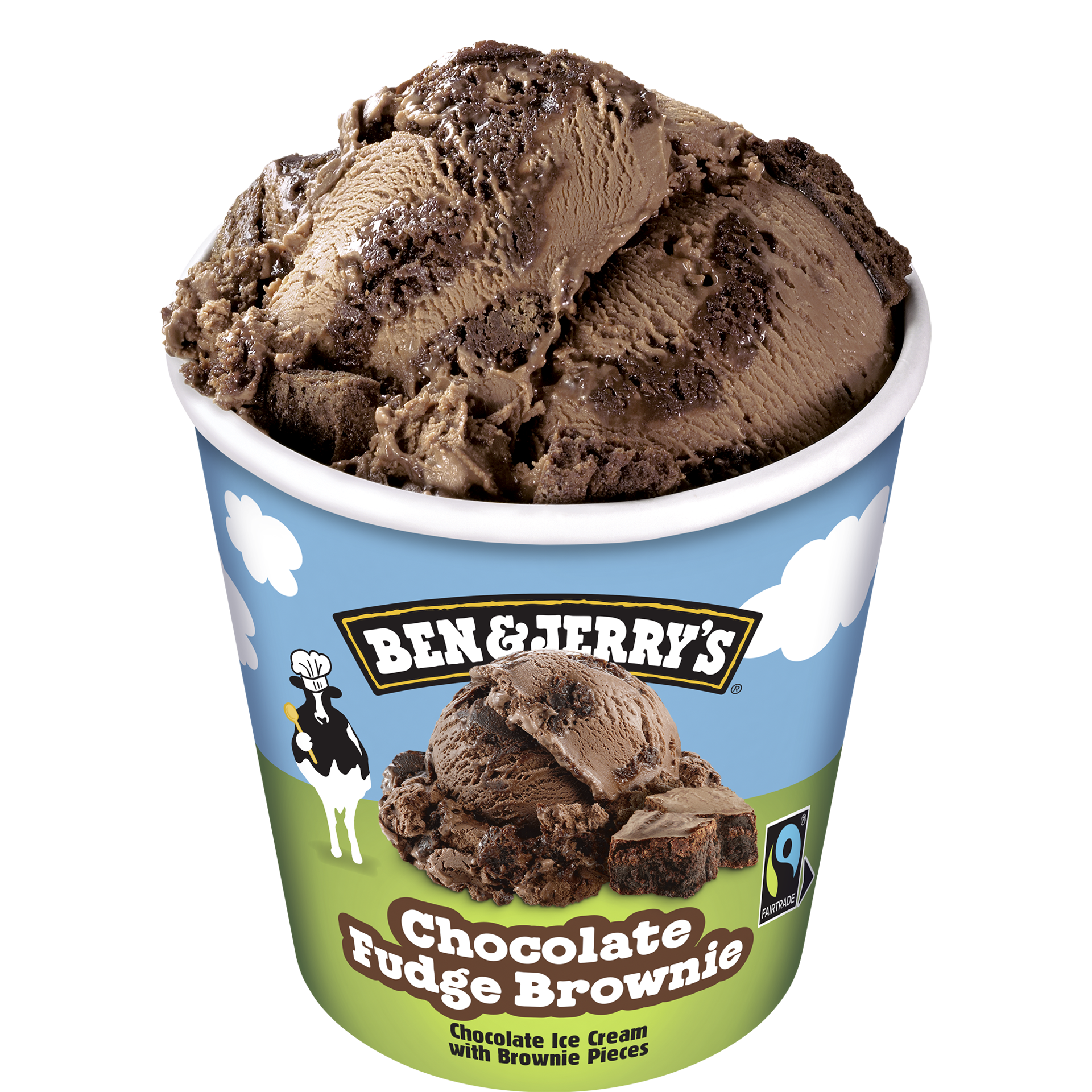 Chocolate Fudge Brownie Original Ice Cream Dessert Ice cream