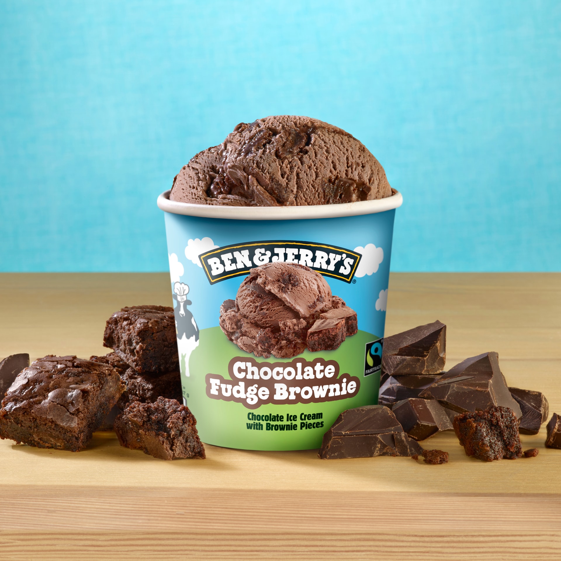 Chocolate Fudge Brownie Original Ice Cream Dessert Ice cream
