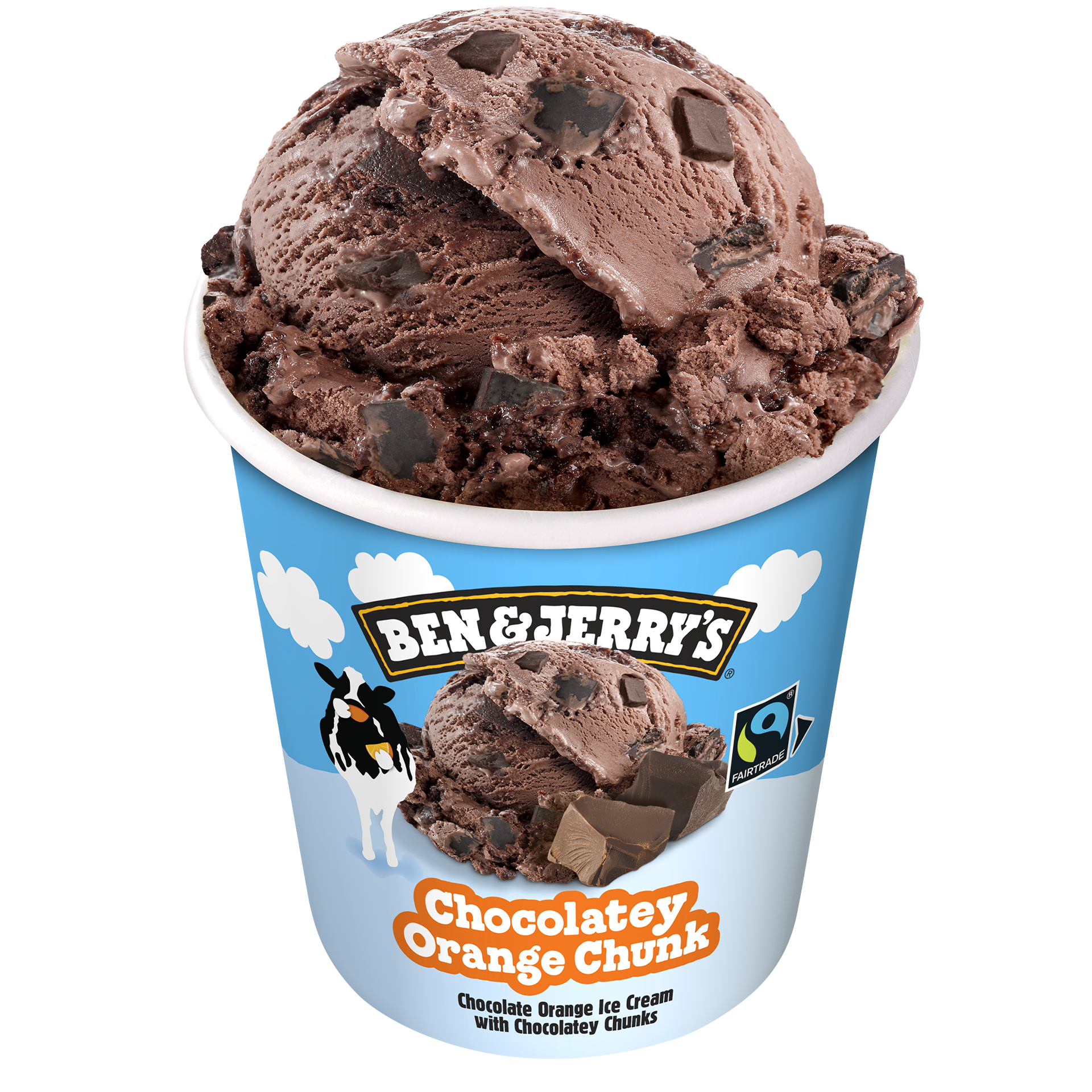  Chocolatey Orange Chunk Ice Cream - Tub