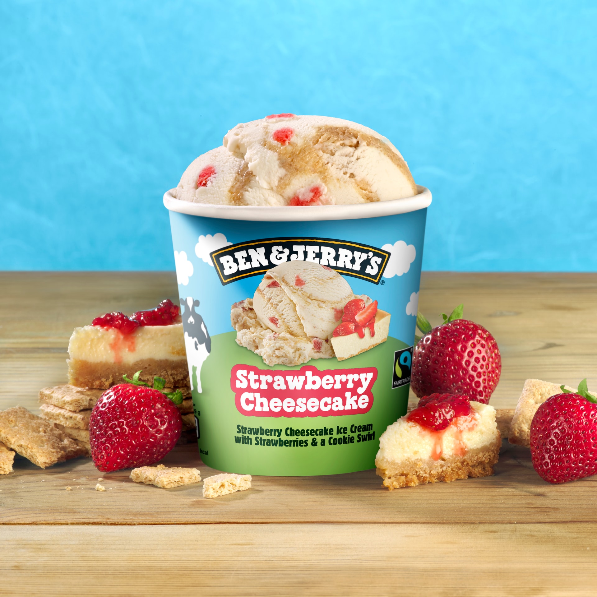 Strawberry Cheesecake Original Ice Cream Dessert Ice cream
