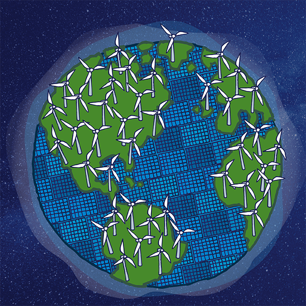 Klimaendring-ikon